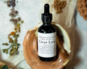 Organic Liver Support Tincture: Turmeric, Dandelion, Milk Thistle