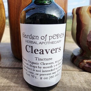 Cleavers tincture | Organic Herbal Extract | Herbal Supplement