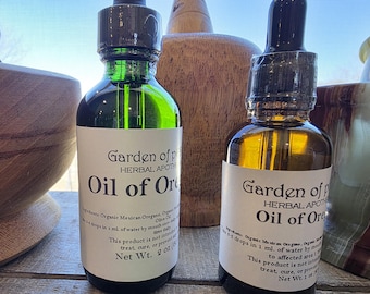 Organic Oil of Oregano: Mexican & Mediterranean Oregano