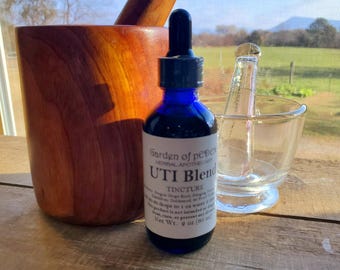 Organic UTI Blend Tincture: Echinacea, Dandelion & Stinging Nettle