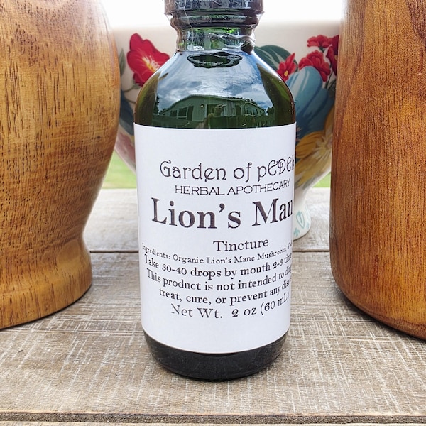 Lion's Mane Tincture| Organic Herbal Extract | Herbal Supplement