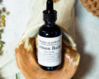Lemon Balm Tincture | Melissa Officinalis | Organic Herbal Extract | Herbal Supplement