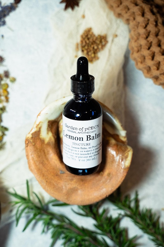 Lemon Balm Tincture | Melissa Officinalis | Organic Herbal Extract | Herbal Supplement