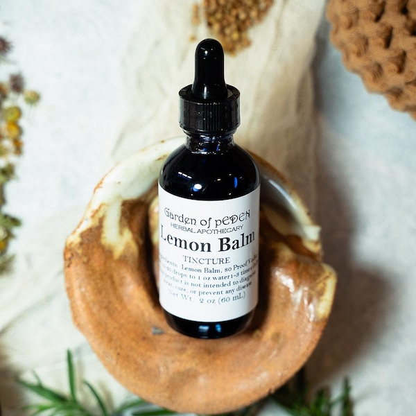 Lemon Balm Tincture | Melissa Officinalis | Organic Herbal Extract | Herbal Supplement