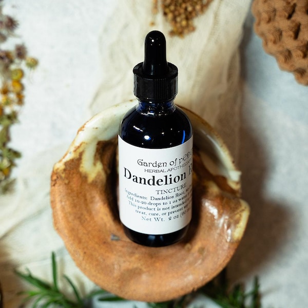 Dandelion Root Tincture | Taraxacum Officinale | Organic Herbal Extract | Herbal Supplement