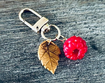 Raspberry keychain clips