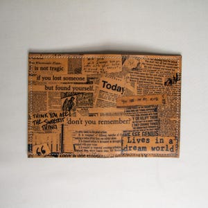 Funda de pasaporte de cuero - Funda de pasaporte de cuero - Billetera de viaje - Estuche para pasaporte - Accesorios de viaje - Billetera de cuero hecha a mano