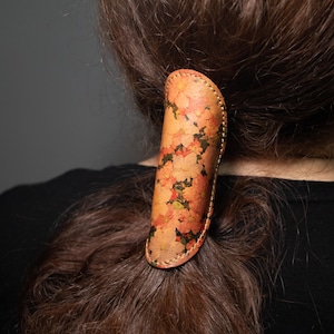 Hair Clip For Women - Flower Themed - Ponytail Holder Hair Accessories