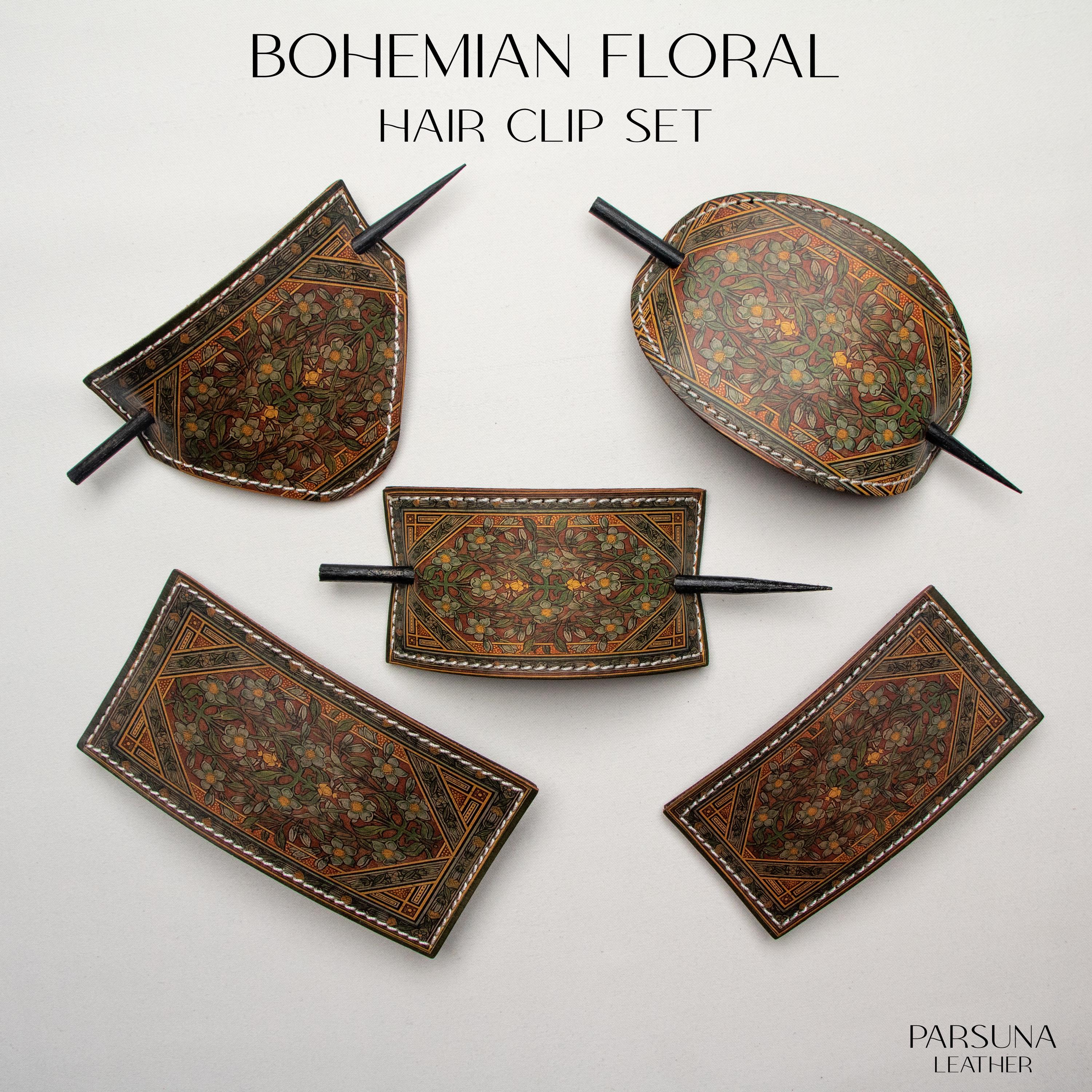 Floral design leather handcrafted accessories New Arrival Chic Floral & Embroidered Handbag – Spring Step  main image 3