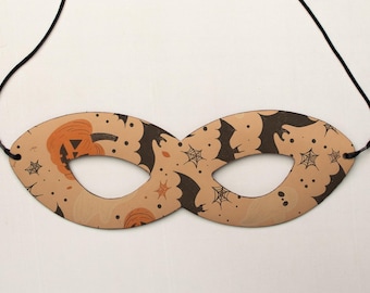 Handcrafted Leather Costume Mask: Cosplay, Masquerade, Halloween
