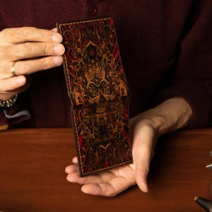 Leder Geldbörse - Geschenk - Ewiges Eleganz Design - Geschenk für Ihn - Elegante Reise Geldbörse - Personalisierte Leder Accessoires - Handgemacht