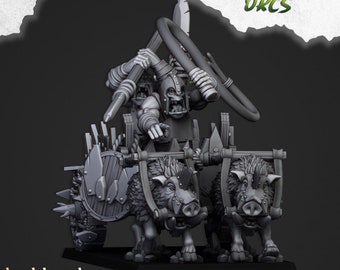 Orc Chariot - Highlands Miniatures