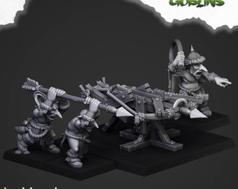 1 Steppe Goblins Big Crossbow Highlands Miniatures