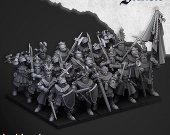 Foot knights - Highlands Miniatures