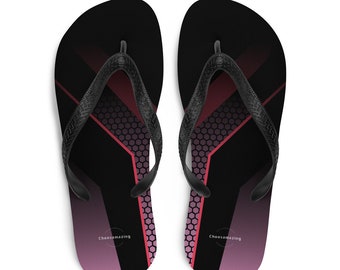 Trendy teenslippers voor dames zwarte stijlvolle zomerschoenen op blote voeten voor haar Unieke roze paars strandplezier teenslippers Spa-cadeaus Summer Vibes