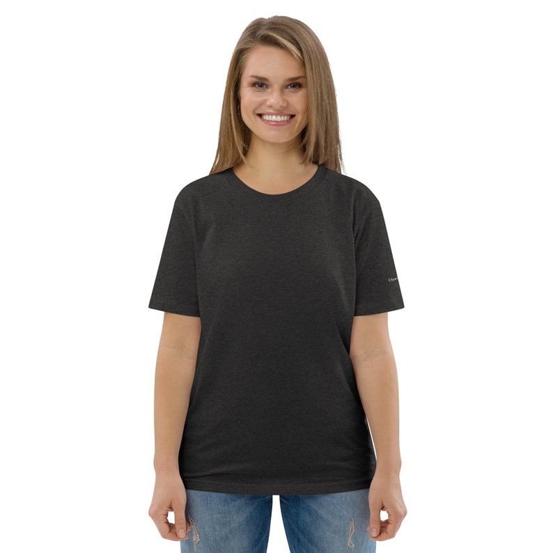 100% Organic Cotton T-shirt For Women Eco-Friendly Plain Tshirt Blank Tee Sustainable Tshirt GOTS Certified T-shirt