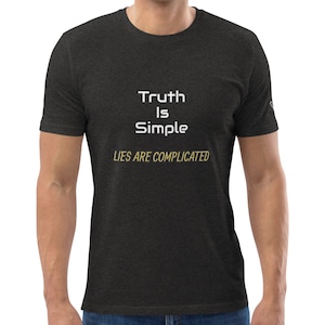 Organic Cotton T Shirt Men – Eco Friendly Sustainable Vegan Tee – Ethical Gift for Him – Biodegradable Shirt