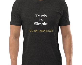 Organic Cotton T Shirt Men – Eco Friendly Sustainable Vegan Tee – Ethical Gift for Him – Biodegradable Shirt