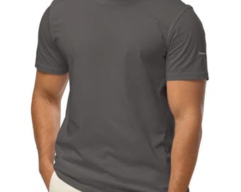 Unisex 100% Organic Cotton Mid-Light T shirt - Natural Eco Friendly Tee for Him and Her Plain Shirt Sustainable Gifts for Men and Women