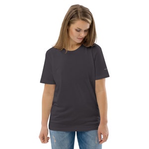 100% Organic Cotton T-shirt For Women Eco-Friendly Plain Tshirt Blank Tee Sustainable Tshirt GOTS Certified T-shirt