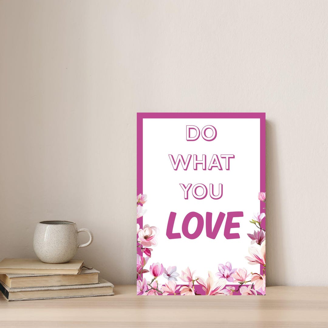 Motivational Inspirational Quote Wall Art Instant Digital Download for ...