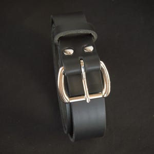 Black Leather Belt