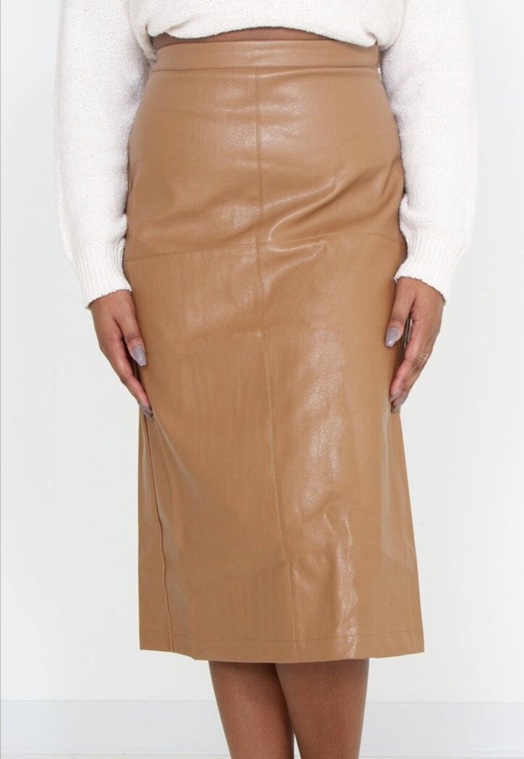 Handmade Women's Lambskin Leather Skirt for Ladies Hot Skirt Mini Skirt