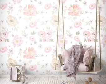 Weiche Blumen Tapete: Wohnkultur Wandbild