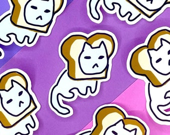 Sir Loaf Breadington / Bread Cat Sticker