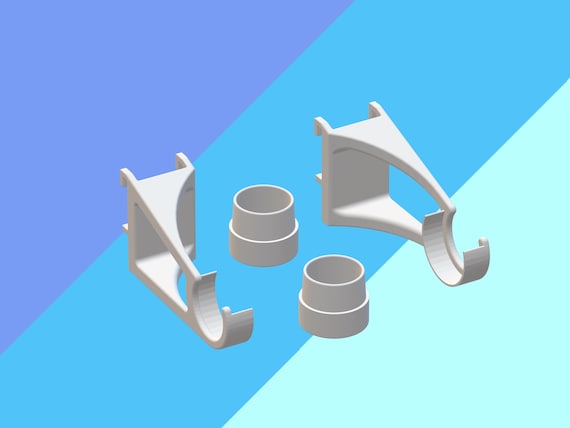 3D Print Skadi Paper Towel Holders / Digital File STL / 3D Print Skadi Accessory Pegboard / Skadi Zubehr / 3D Druck Datei / Werkzeug