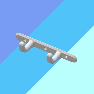 Leaf Blower Hanger | STL File | 3D Printable | Digital Download | Mount | Tool | Holder | Garage Storage | Utility Hook | Shed | DIY
