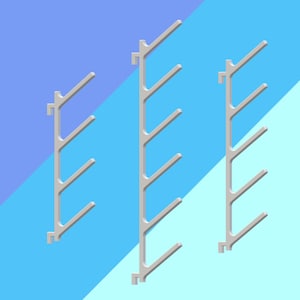 Ikea Skadi Stor trådrullehängare / Digital fil STL / Skadi Pegboard Tillbehör / 3D Print / Garnrollenhalter Zubehr / Porte Bobine