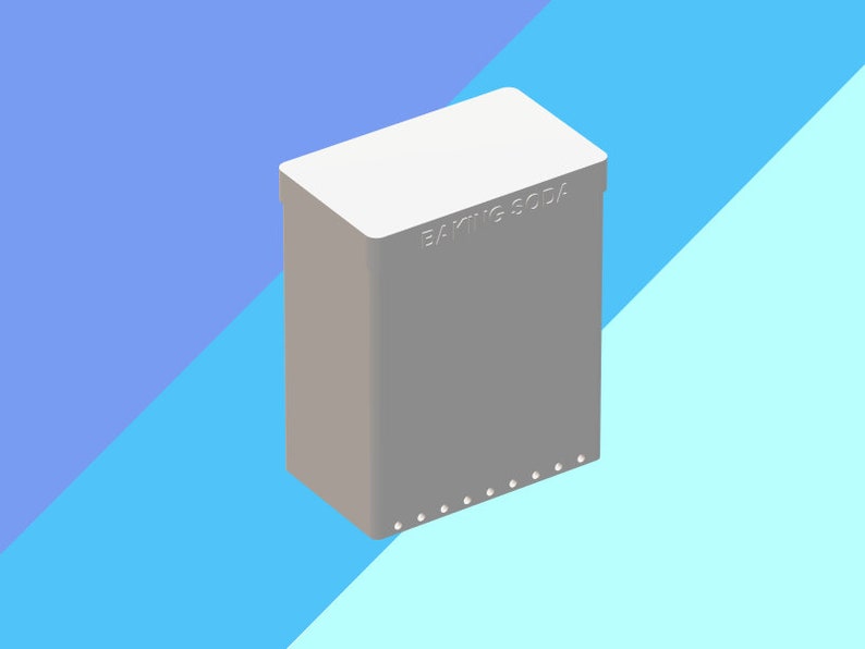 Baking Soda Holder With Lid / Digital File / Baking Soda / 3D Print Etsy