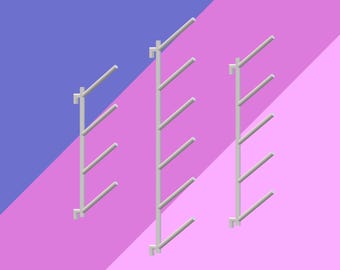 Ikea Skadi Stor trådrullehängare / Digital fil STL / Skadi Pegboard Tillbehör / 3D Print / Garnrollenhalter Zubehr / Porte Bobine