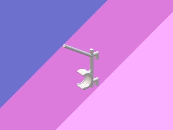 Ikea Skadi Single Spool & Bobbin Hanger / Digital File STL / Skadi Pegboard Accessory / 3D Print / Garnrollenhalter Zubehr / Porte Bobine