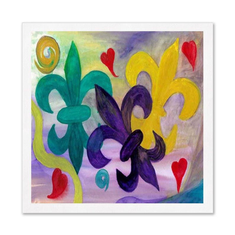 Mardi Gras Fleur De Lis Napkins