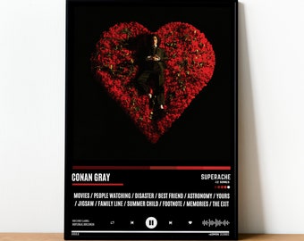 Poster in Superache vinyl  Conan gray, Conan, Couples icons