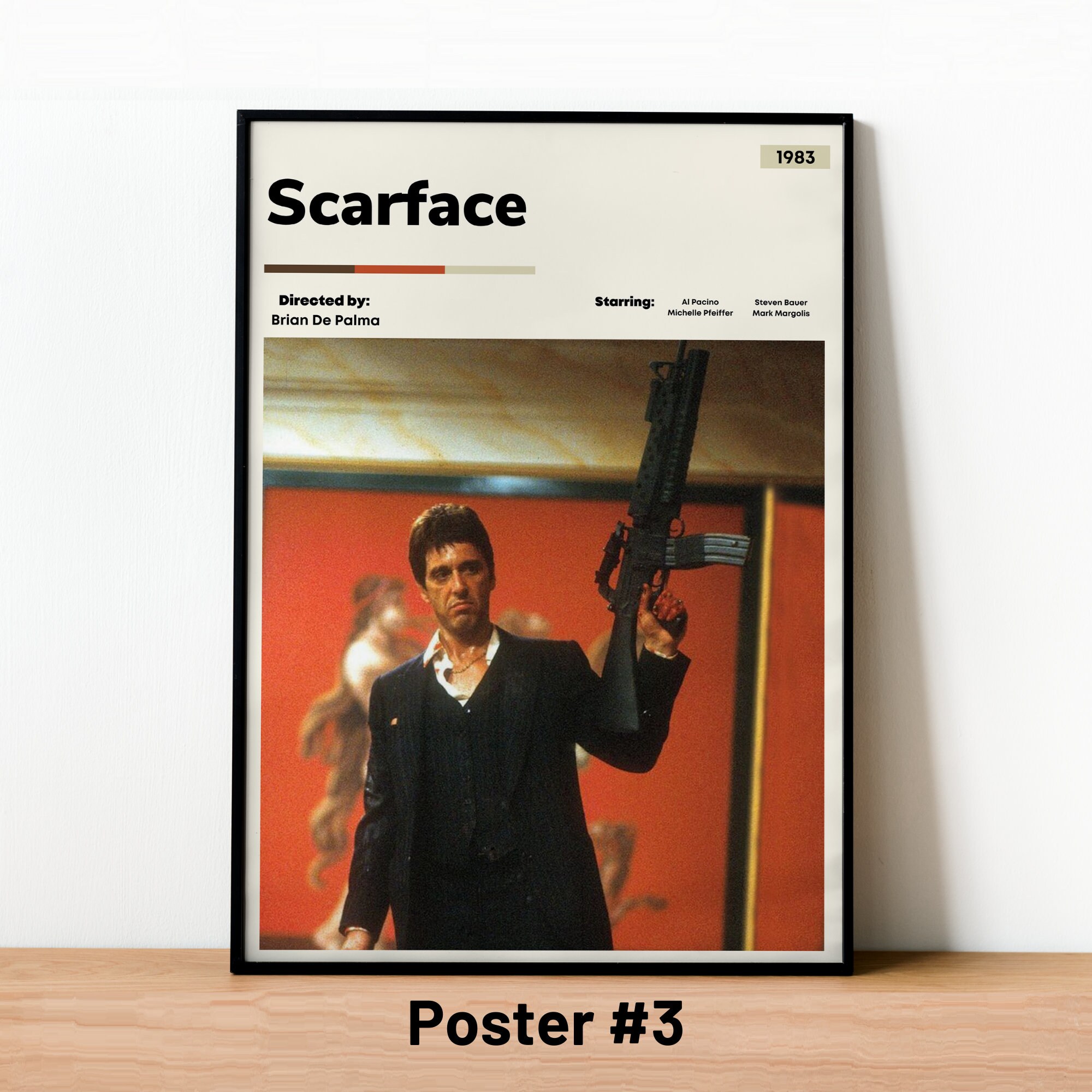 Scarface Poster, Scarface Print, Scarface Decor, Scarface Wall Art