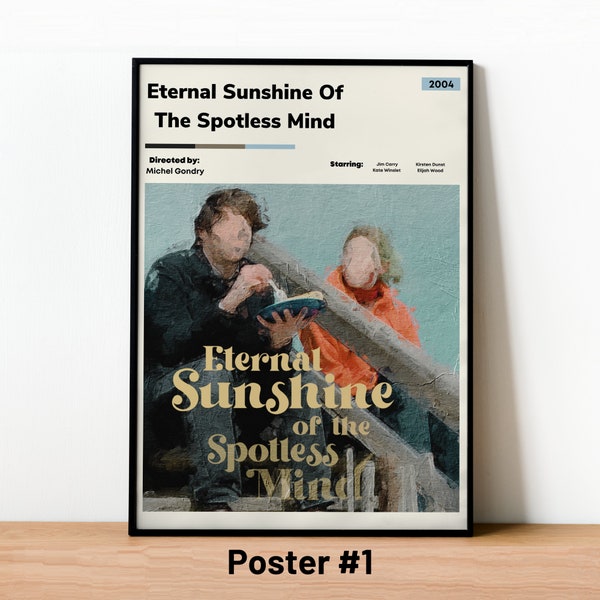 Eternal Sunshine Of The Spotless Mind Poster, 5 Different Poster Print, Modern Tv Movie Decor, Wall Art Poster