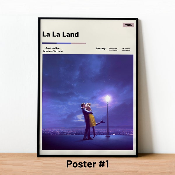 La La Land Poster, La La Land Print, La La Land Poster, La La Land Decor, La La Land Wall Art, La La Land Gift, Romance Movie Poster