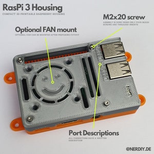 RaspberryPi 3 Housing - STL Files