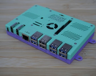 Obudowa Raspberry Pi 5, złącza Waveshare i adaptera USB 3.0 PCB firmy Nerdiy.de – pliki STL