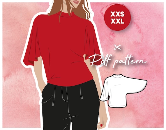 batwing jersey top