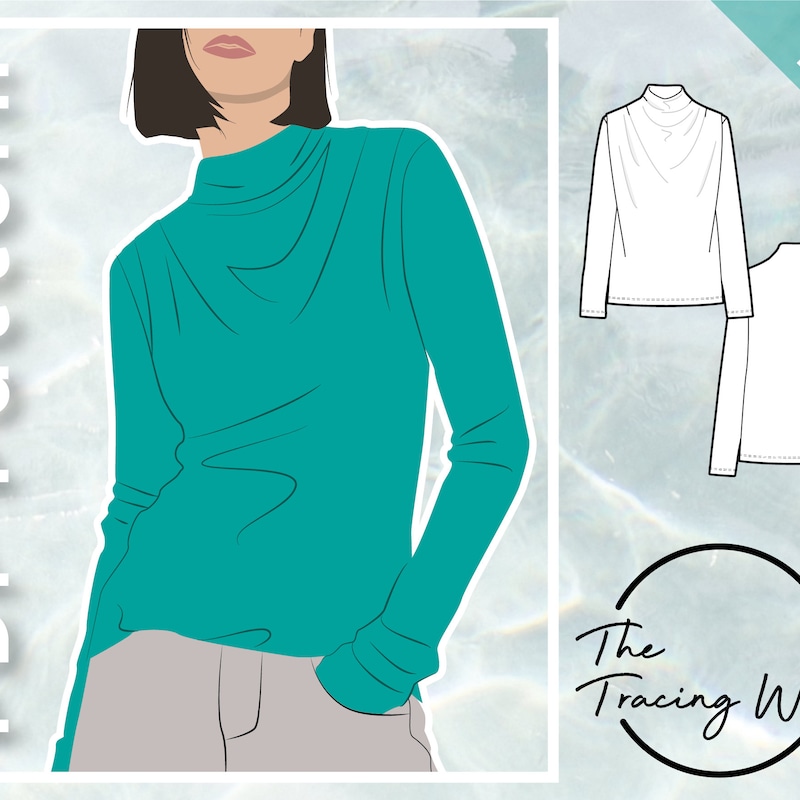 Draped Top Pattern - Etsy
