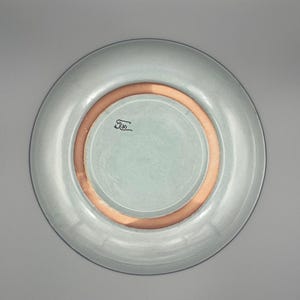 Handmade Uzbek Ceramic Plate: Pine Cone Design, Central Asian Lagan (29cm/11.4'') image 5