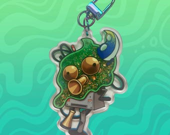 commander tartar splatoon octo expansion liquid shaker keychain