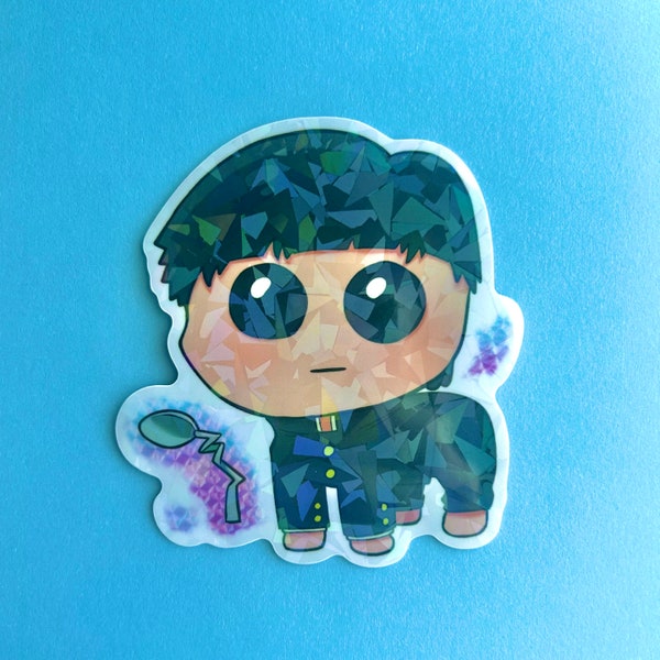 TBH creature mob psycho cute holographic sticker