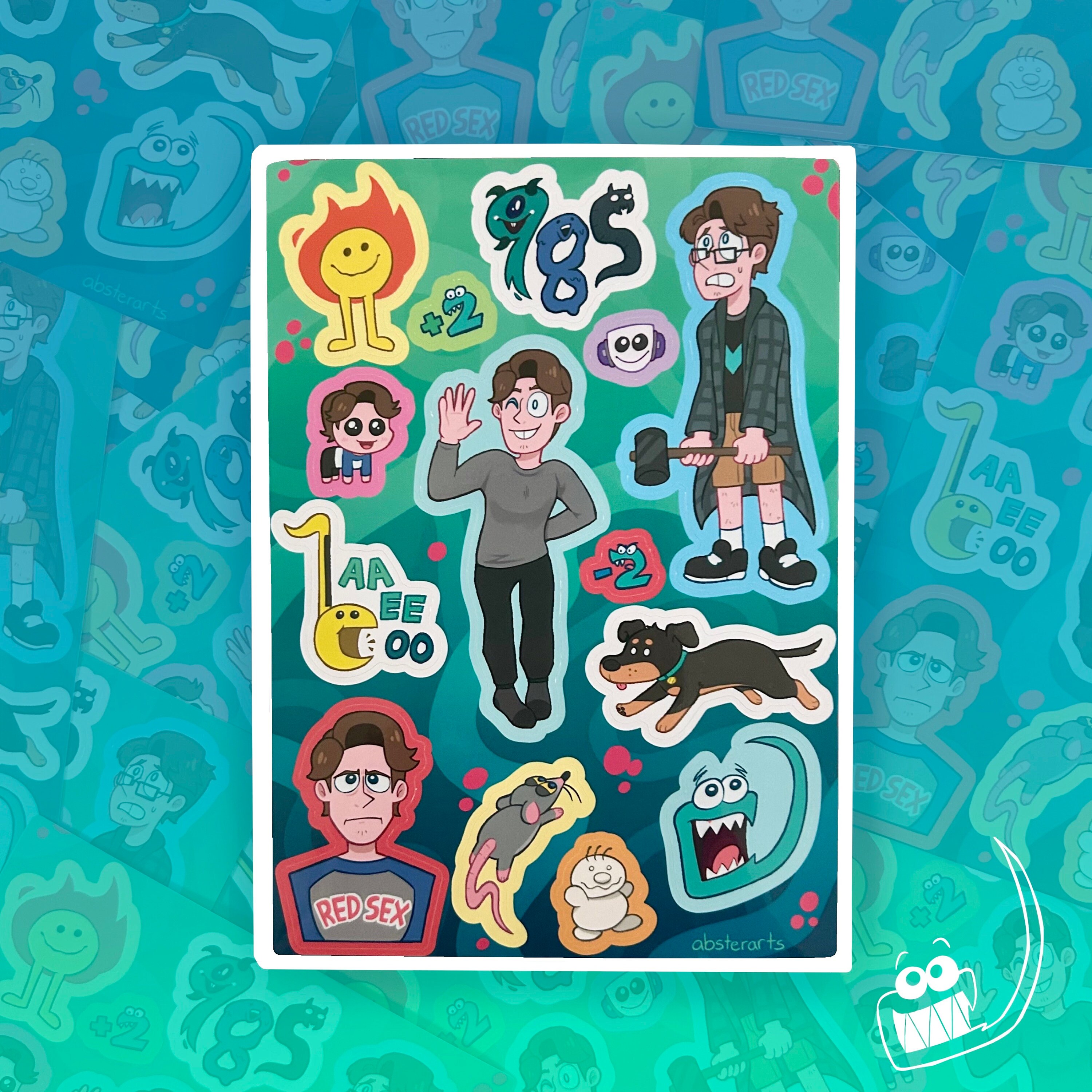Jerma 5x7 Inch Sticker Sheet - Etsy