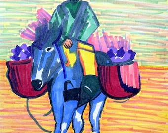 The Man on the Donkey