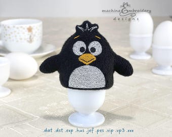 Penguin Egg Warmer Machine Embroidery Design - DIY ITH Project (Instant Download)